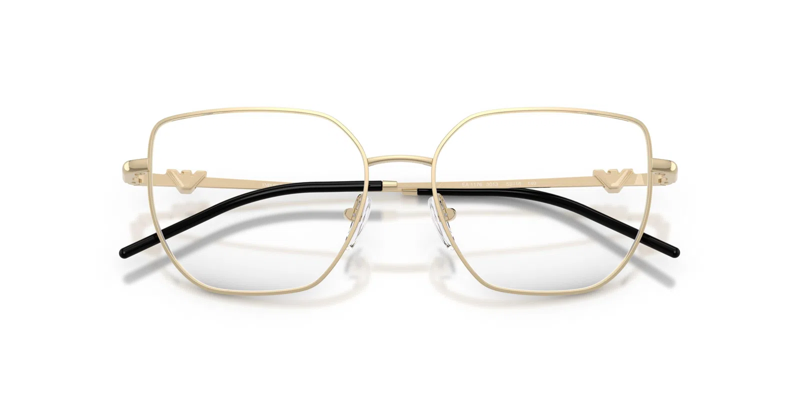 Emporio Armani 1176 Eyeglasses - Shiny Pale Gold - view 14